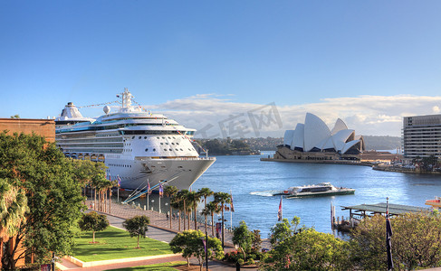 悉尼大海摄影照片_澳大利亚悉尼环形码头