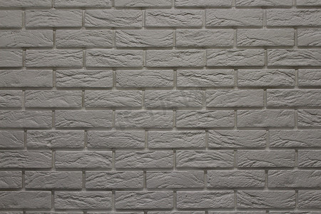 现代白色砖墙纹理背景的壁纸。