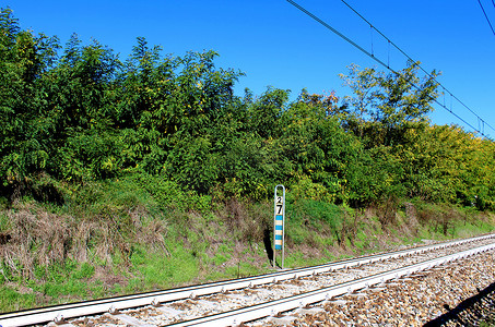 意大利铁路系统现代里程里程碑标志（cippo Ferviario chilometrico）