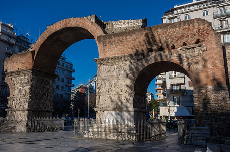 加莱里乌斯拱门，称为卡马拉，塞萨洛尼基，希腊