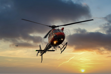 灭火救援演练摄影照片_澳大利亚水弹消防直升机投入使用