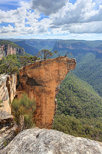澳大利亚新南威尔士州蓝山悬岩景观