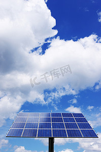 光伏发电站摄影照片_环保太阳能。