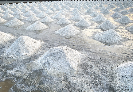 泰国的海盐农场。