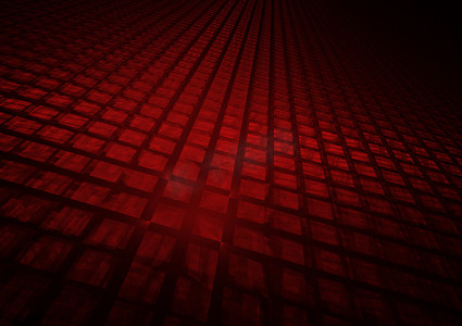 红色方块抽象背景