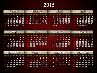 2015 年波尔多葡萄酒日历