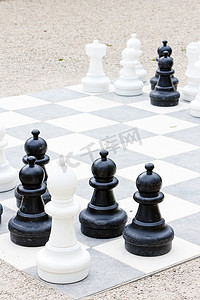 普法摄影照片_国际象棋, 莱茵河畔宾根, 莱茵兰-普法尔茨, 德国