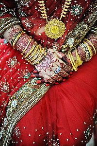 印度新娘摄影照片_印度新娘