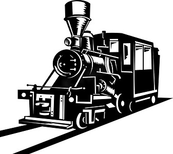 老式火车摄影照片_老式蒸汽火车机车