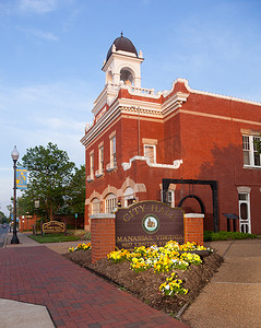 tif格式摄影照片_弗吉尼亚州马纳萨斯市政厅