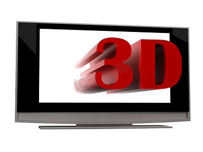 液晶电视摄影照片_3D等离子液晶电视