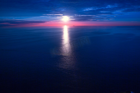 地中海的日落日出