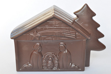巧克力耶稣诞生场景