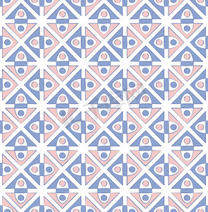 抽象立体几何纺织图案