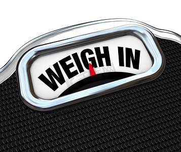 用体重秤来衡量减肥饮食