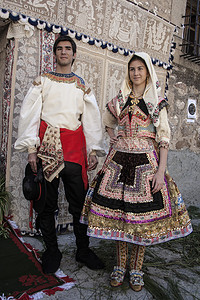 Lagarterana 服装，拉加尔特拉托莱多，西班牙