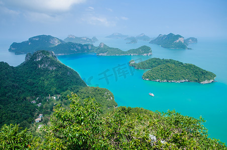 友邦保险摄影照片_泰国南部美丽的岩石和大海