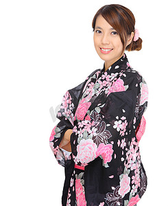 日本和服的女人