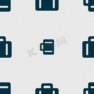 手提箱图标标志。