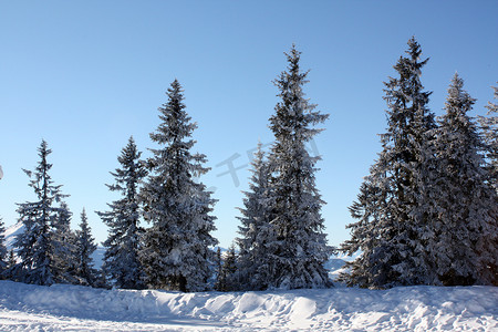 蒂罗尔州冬季景观