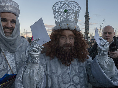 王者出征摄影照片_西班牙 - 巴塞罗那 - 三王节
