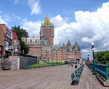加拿大魁北克省芳特纳克城堡。