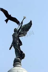 胜利天使，维多利亚女王纪念碑，加尔各答