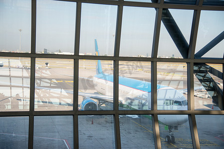 机场摄影照片_素万那普机场 (BKK) 是泰国航空 (TG) 的主要枢纽