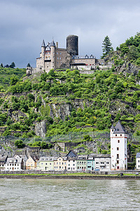 普法摄影照片_卡茨城堡 (Cutts Castle), 圣戈阿尔, 莱茵兰-普法尔茨, 德国