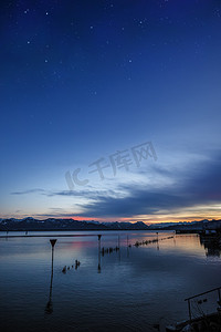 博登湖夜景