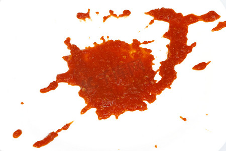 番茄酱的污点