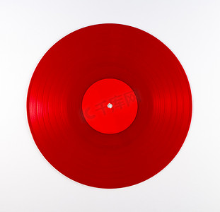 红色黑胶唱片