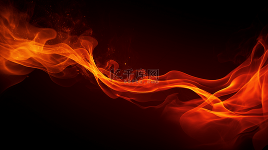 火燃烧的背景图片_橙色燃烧的火焰简约背景3