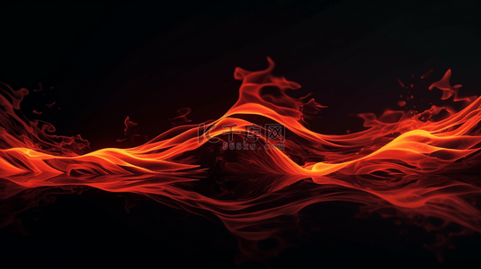 火焰1背景图片_橙色燃烧的火焰简约背景1
