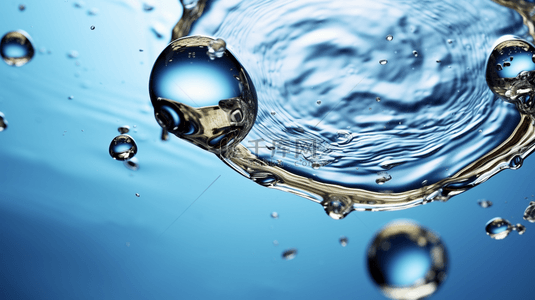 水上的放大彩虹 (Close-up rainbow on water)