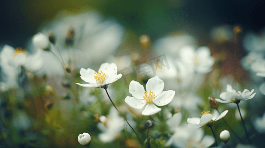 白色小花野花4