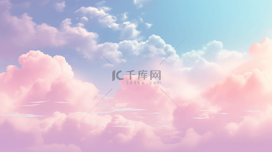 电脑桌面设计背景图片_粉色审美天空的粉色淡色背景。
