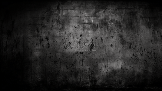 老旧的黑色背景，破旧的质感。暗色壁纸。黑板的粉笔混凝土墙面。