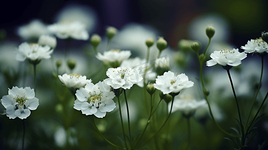 白色小花野花2