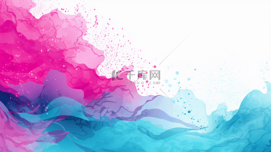 创意海报背景图片_手绘的水彩抽象水彩背景。