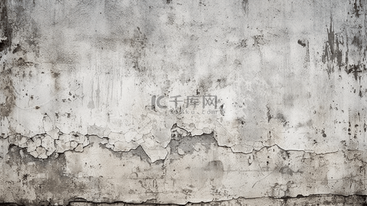 老旧的灰色水泥墙壁背景图案。