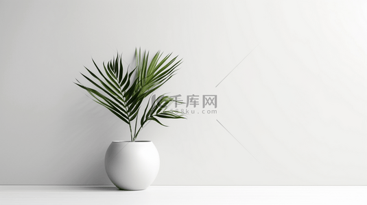 壁纸叶子背景图片_产品背景带有3D展示台和叶子阴影。