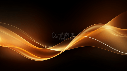 波浪状的背景图片_奢华金色线条的抽象背景