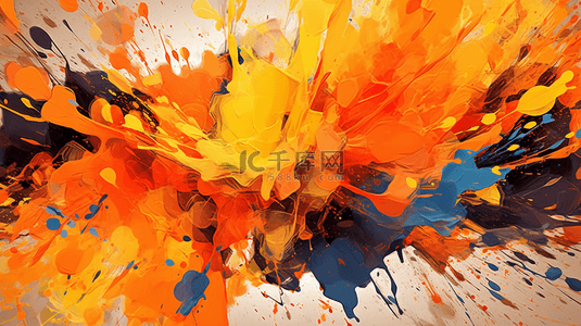 颜色壁纸背景图片_数字画笔轨迹的抽象背景，色彩丰富的数字艺术。