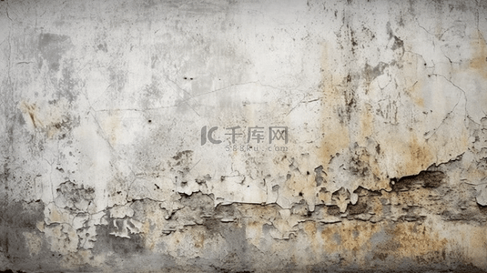 脏的污渍背景图片_荒芜的白色水泥墙面的质感背景图，横幅，室内设计背景图。