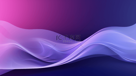 渐变色紫色背景图片_线性奢华渐变色极简风格波浪。
