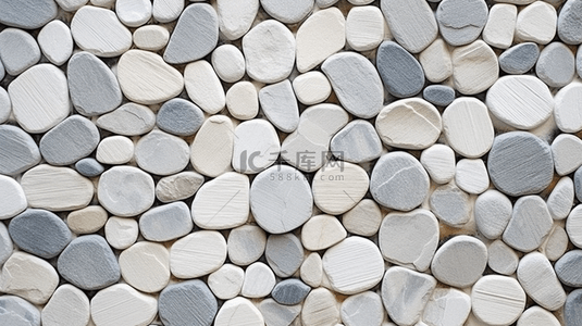 砾石背景图片_Tiled stones 翻译为中文为“瓦砾石”。