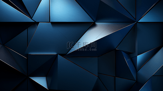 蓝色金属背景背景图片_具有反射特性的抽象蓝色金属背景