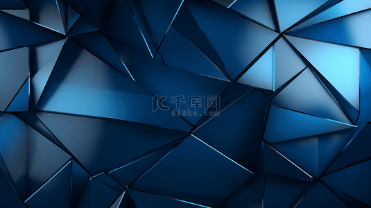 蓝色金属背景背景图片_具有反射特性的抽象蓝色金属背景