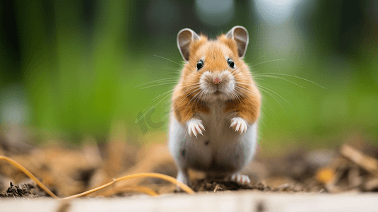 棕色仓鼠的选择性聚焦摄影